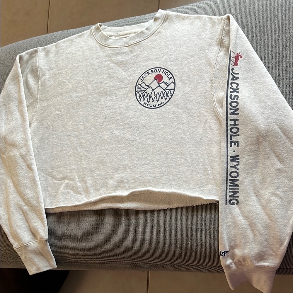 Gray Jackson Hole Wyoming Sweatshirt